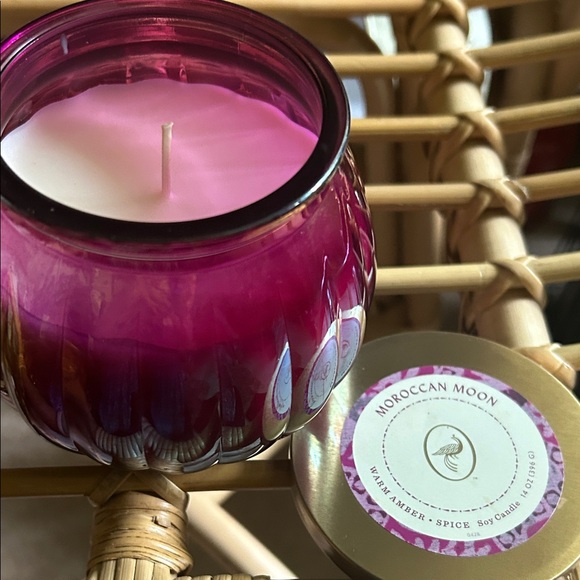 Opalhouse Moroccan Moon Soy Candle - Purple and Gold. 14 OZ - Picture 5 of 5